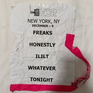 Hot Chelle Rae Concert Setlist December 9 2011 New York NY NYC